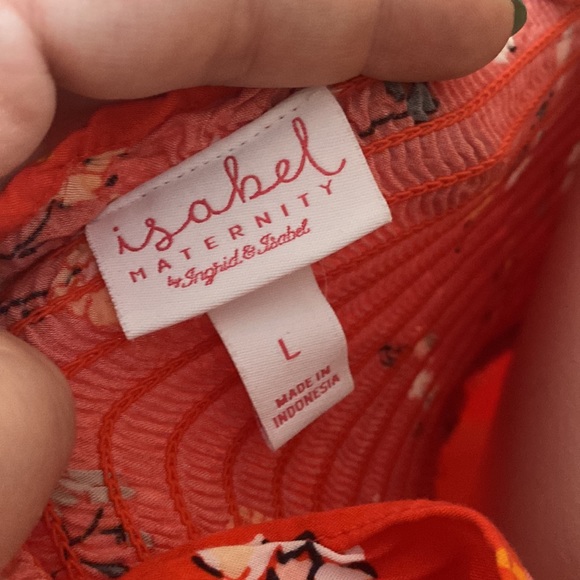 Maternity floral maxi dress - Picture 3 of 5